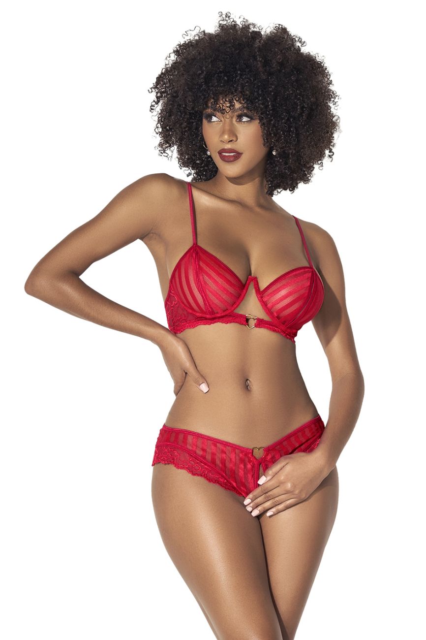 Mapale 8816 Two Piece Set Color Red.