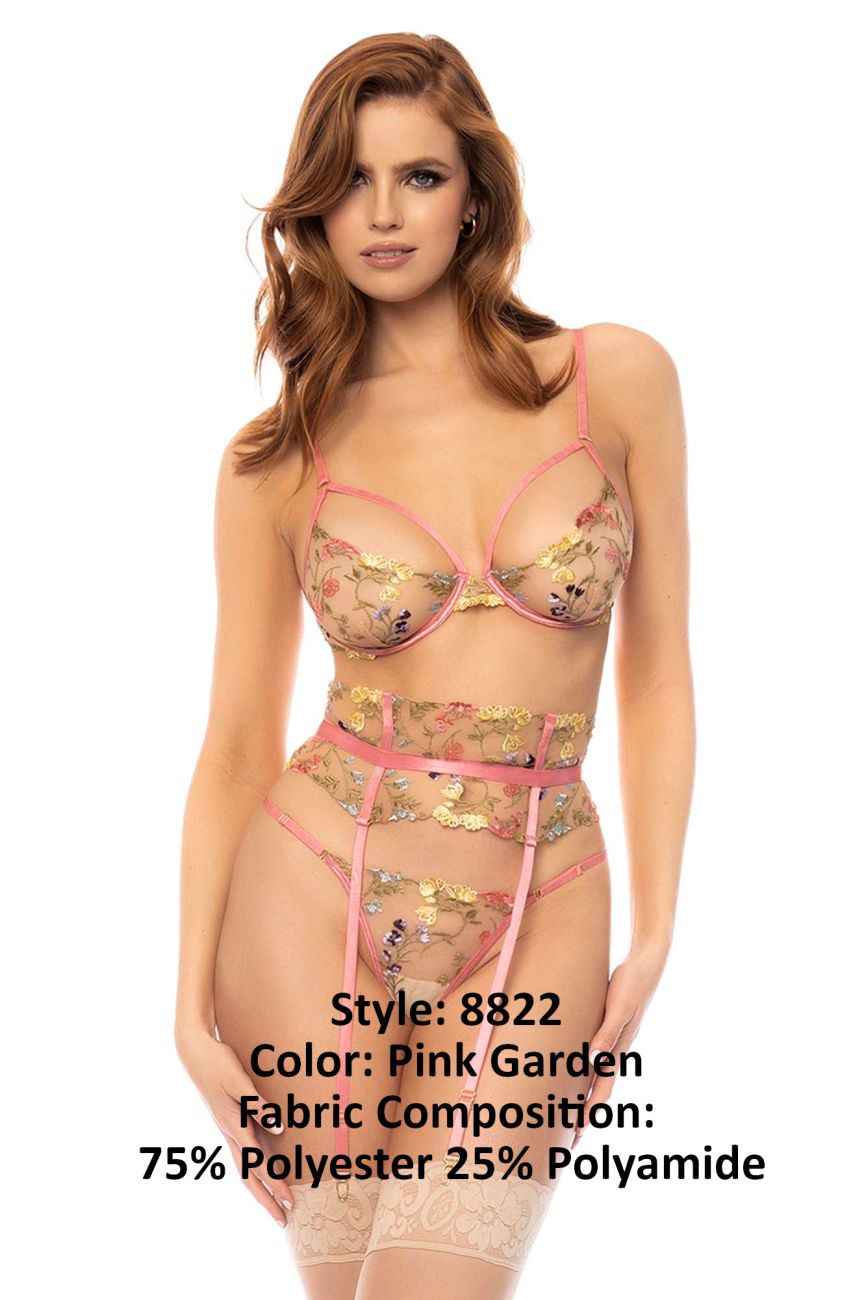 Mapale 8822 Winona Three Piece Set Color Pink Garden.