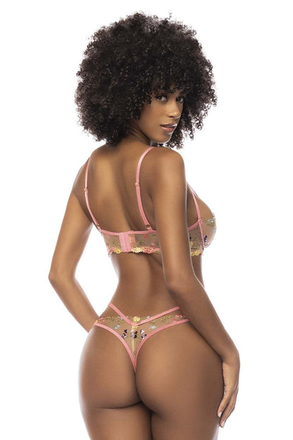 Mapale 8823 Alberta Three Piece Set Color Pink Garden.