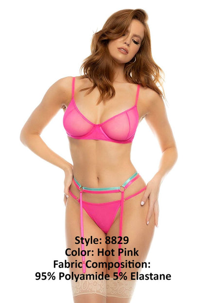 Mapale 8829 Aurelia Three Piece Set Color Hot Pink.
