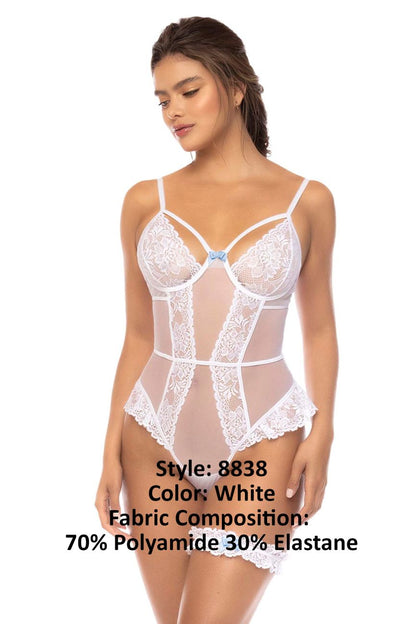 Mapale 8838 Emmeline Teddy Color White.