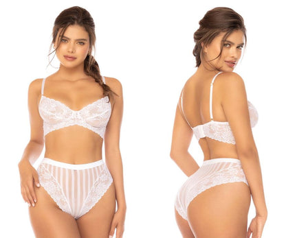 Mapale 8842 Emberly Two Piece Set Color White.