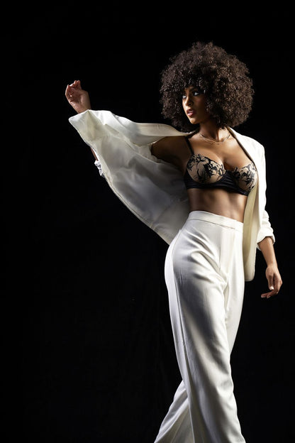 Mapale 8845 Kyra Three Piece Set Color Nude-Black.