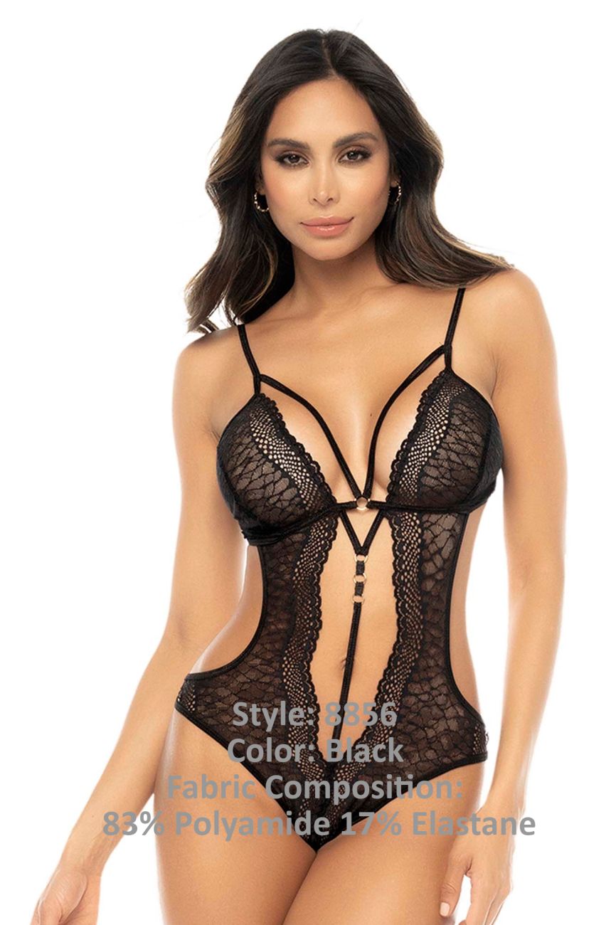 Mapale 8856 Paris Bodysuit Color Black.