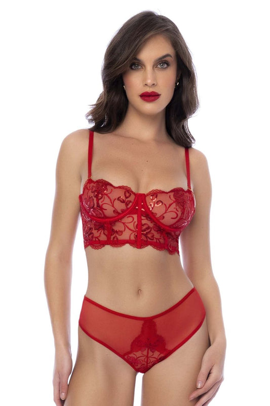 Mapale 8895 Two Piece Set Color Red.