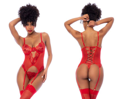 Mapale 8896 Two Piece Set Color Red.