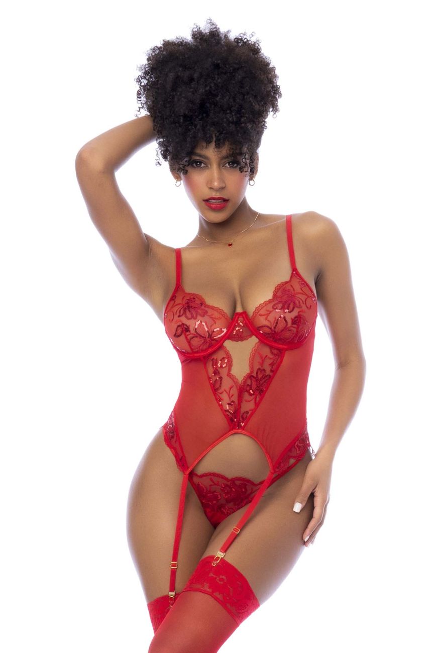 Mapale 8896 Two Piece Set Color Red.