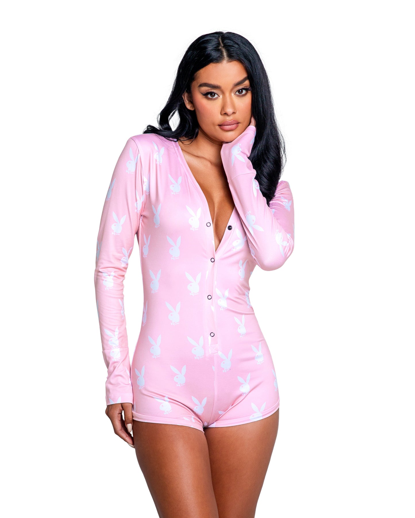 Playboy Slumber Bunny Romper Roma Confidential