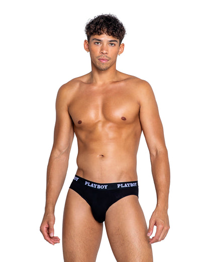 Playboy Mens Modal Gym Briefs Roma Confidential