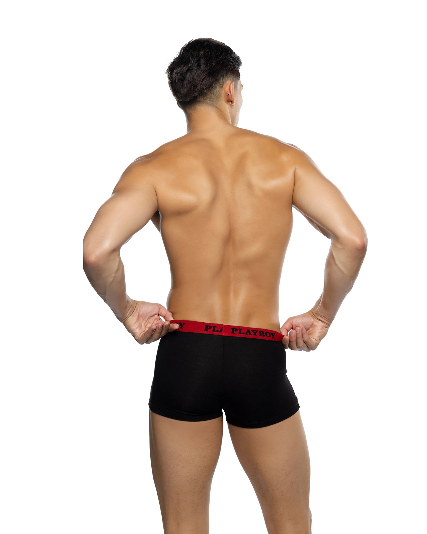 Playboy Mens Tuxedo Modal Boxer Briefs Roma Confidential