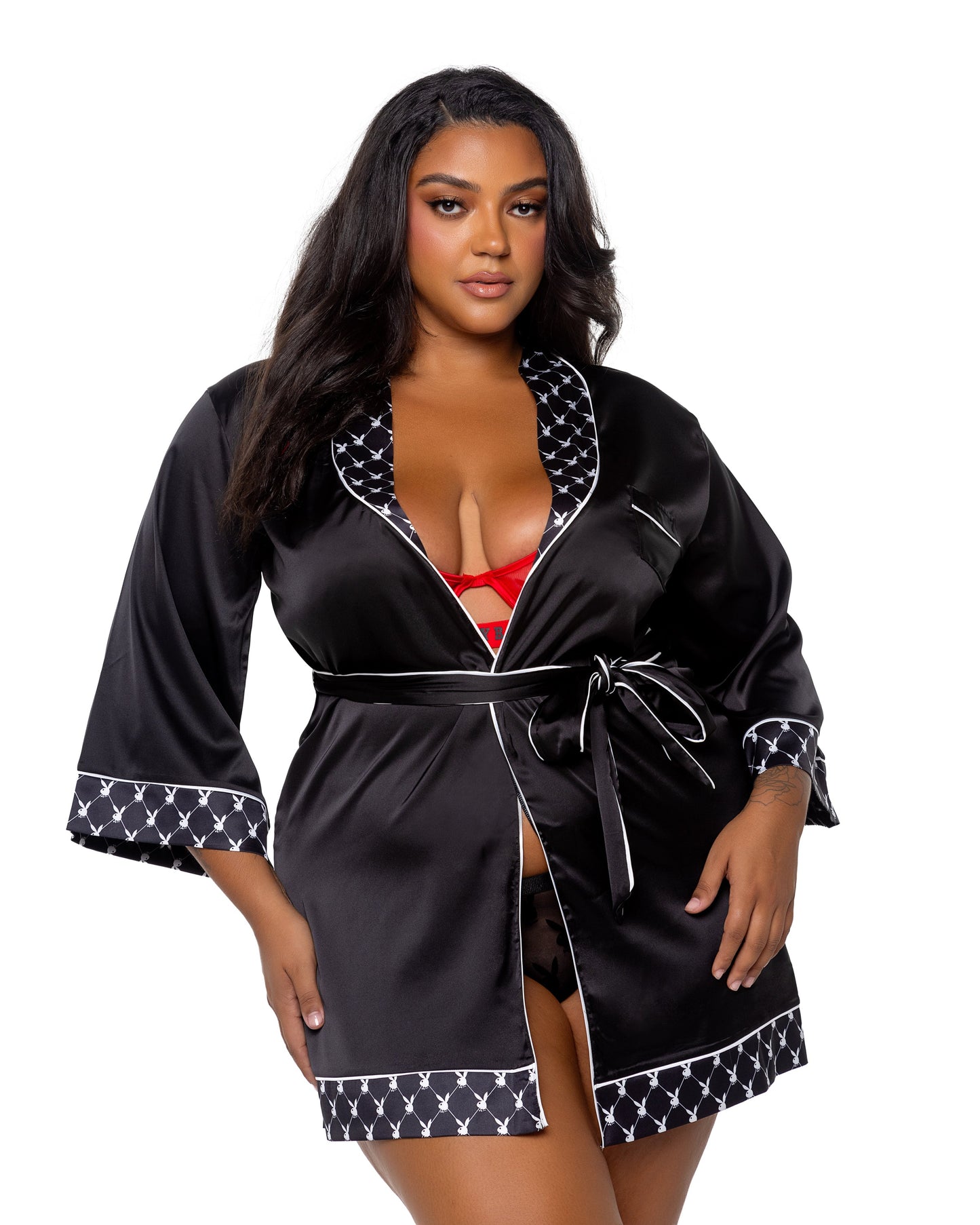 Playboy Bunny Smoke Lounge Robe Roma Confidential