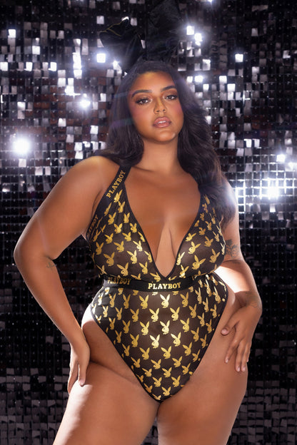 Playboy Foiled Bunny Teddy Roma Confidential