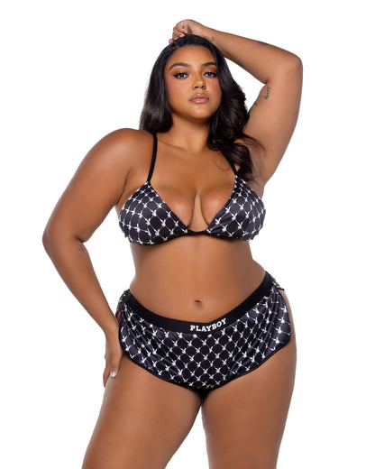 Playboy Bunny Smoke Lounge 2pc Set Roma Confidential