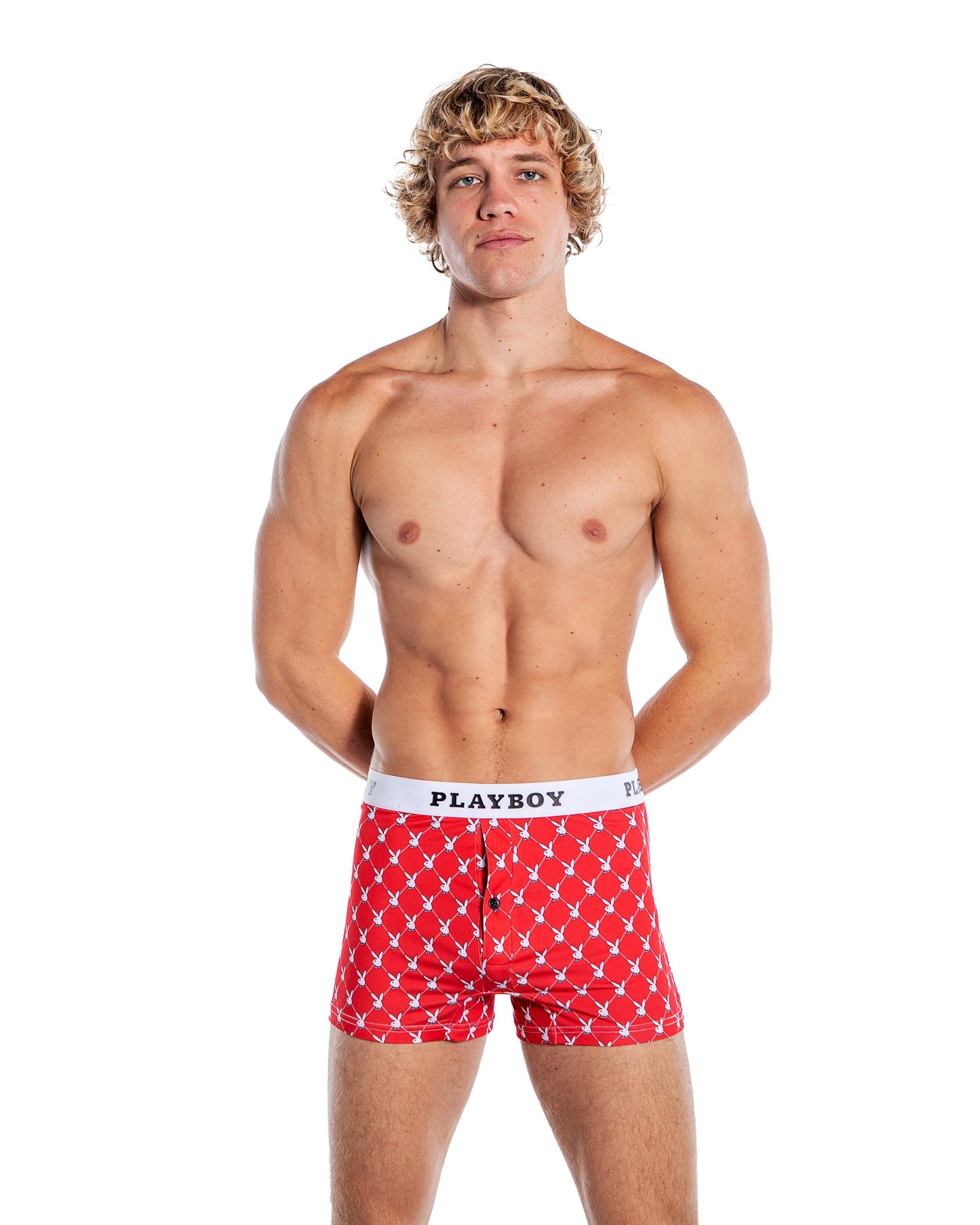 Playboy Mens Argyle Boxer Briefs Roma Confidential