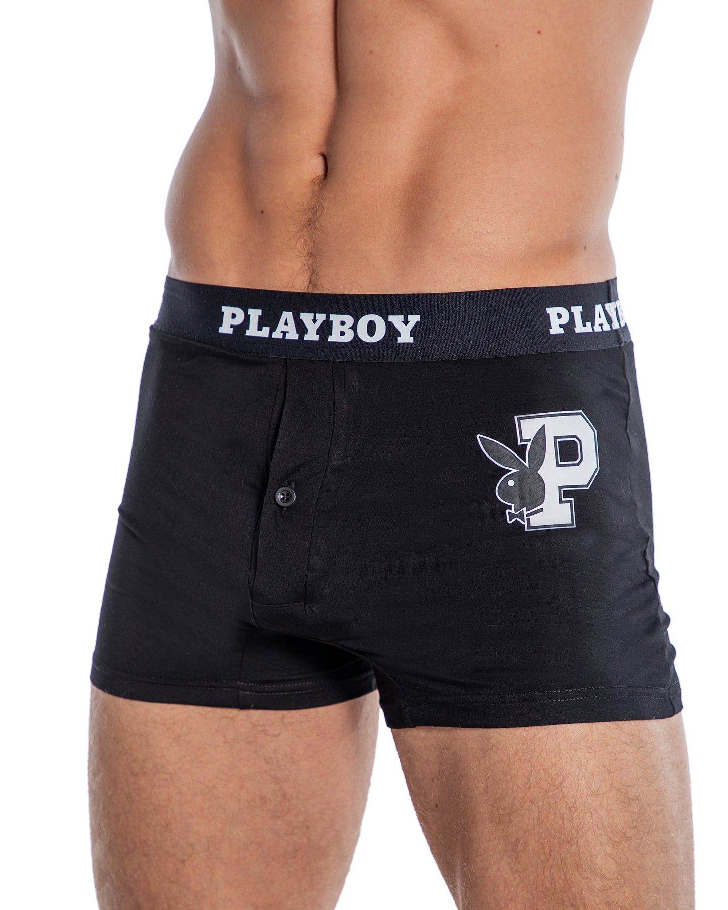 Playboy Mens Varsity Modal Boxer Briefs Roma Confidential