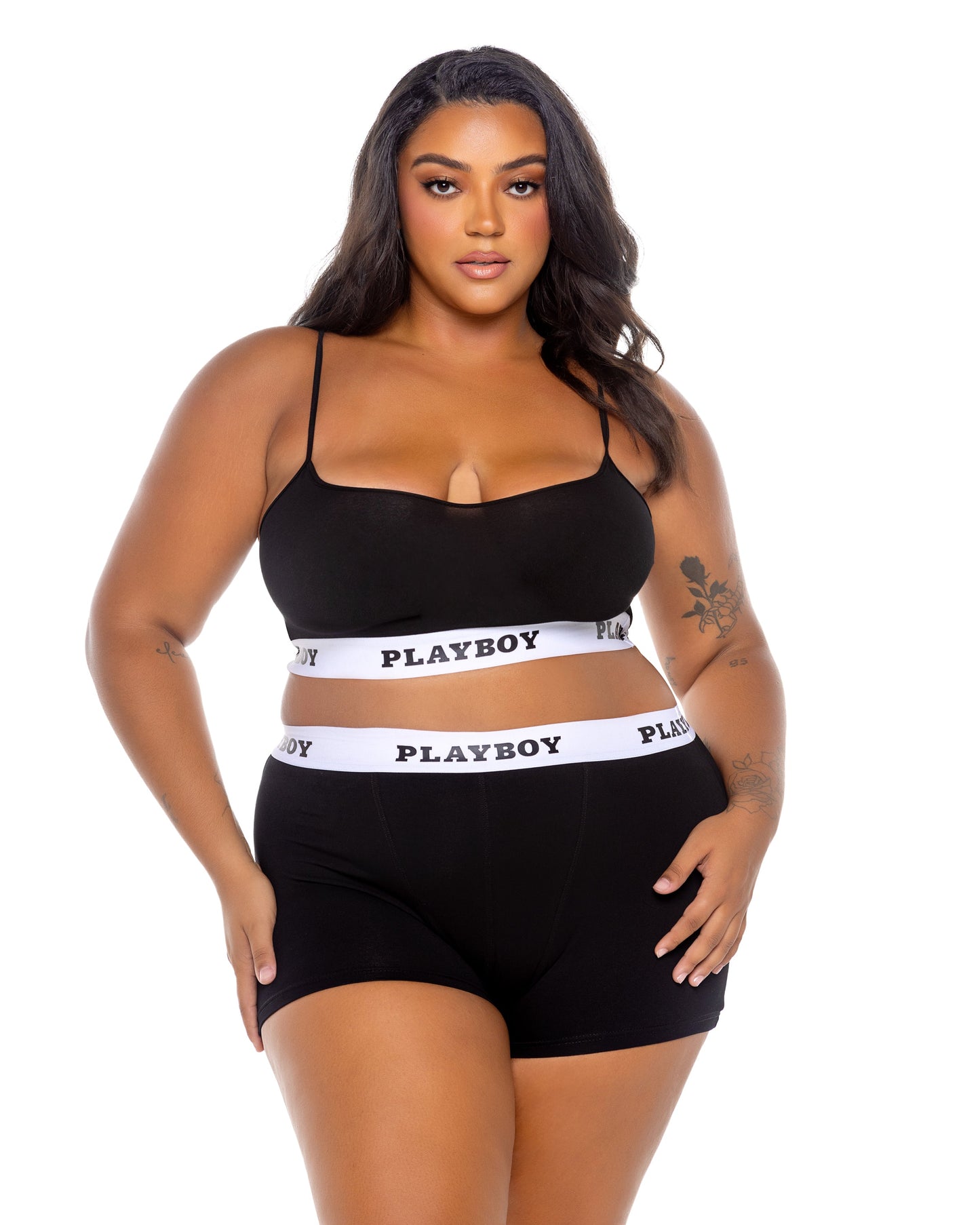 Playboy Bunny Sport Lounge Bralette 2pc Set Roma Confidential