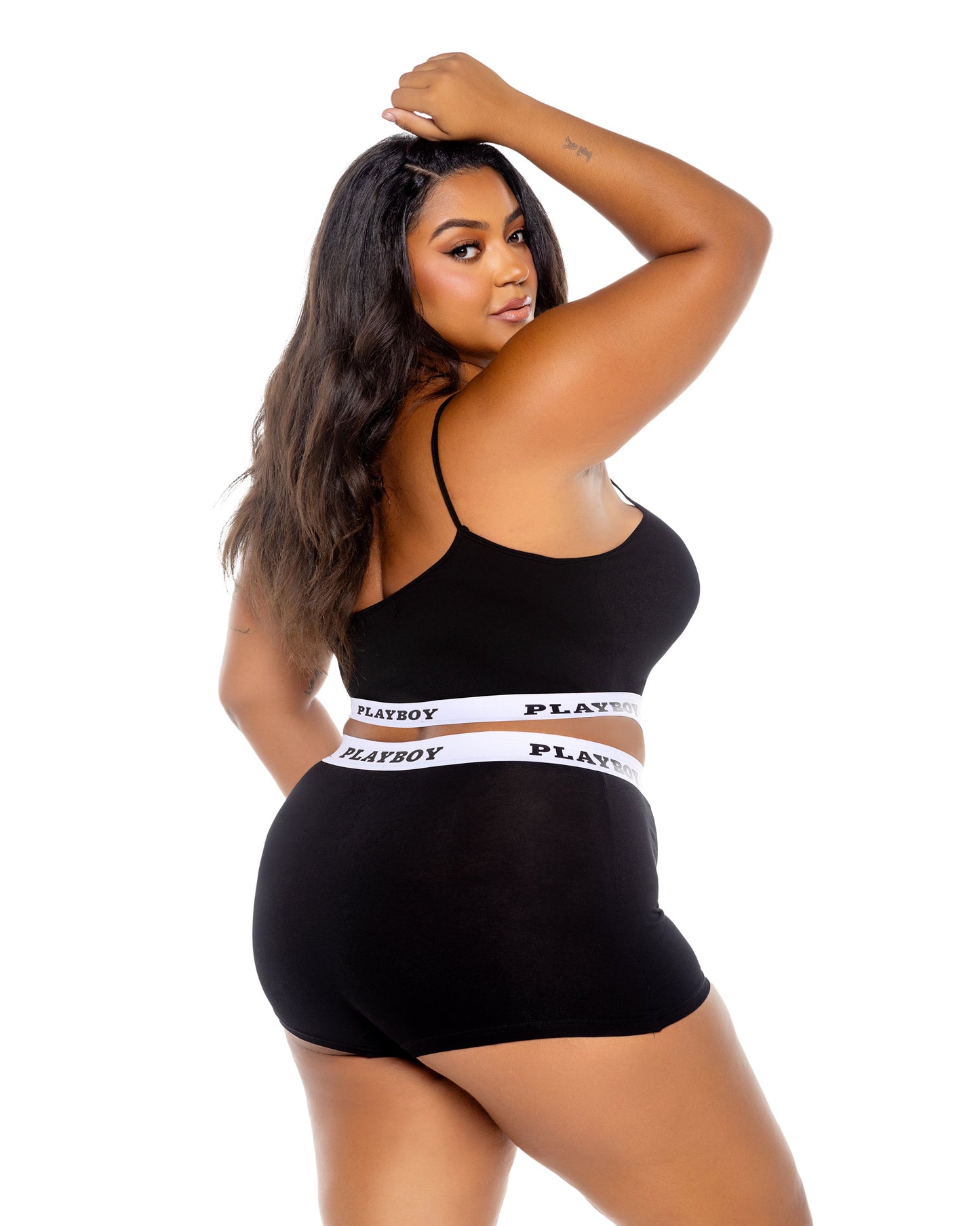 Playboy Bunny Sport Lounge Bralette 2pc Set Roma Confidential