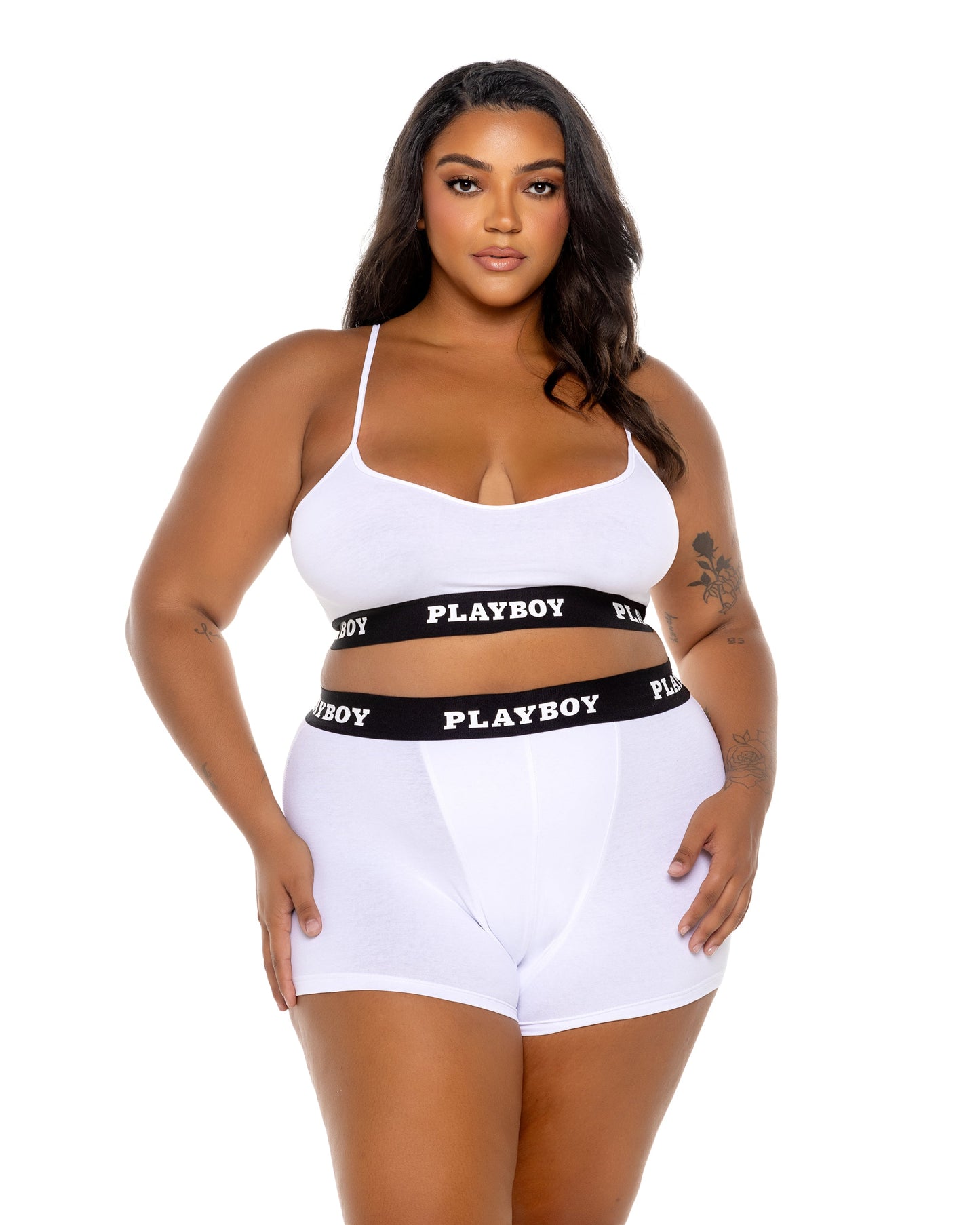 Playboy Bunny Sport Lounge Bralette 2pc Set Roma Confidential