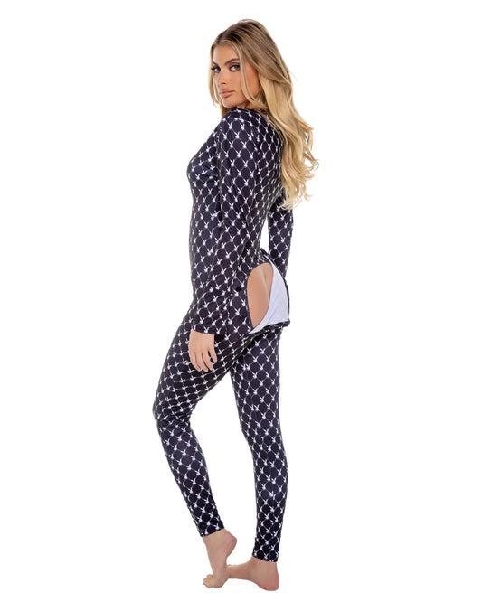 Playboy Bunny Cozy Lounge Union Suit Roma Confidential