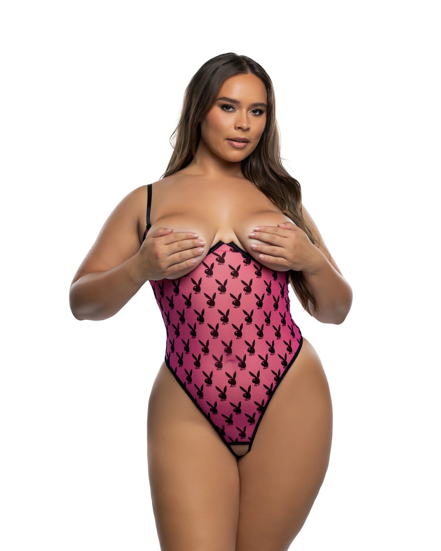 Playboy Ravishing Bunny Crotchless Teddy Roma Confidential