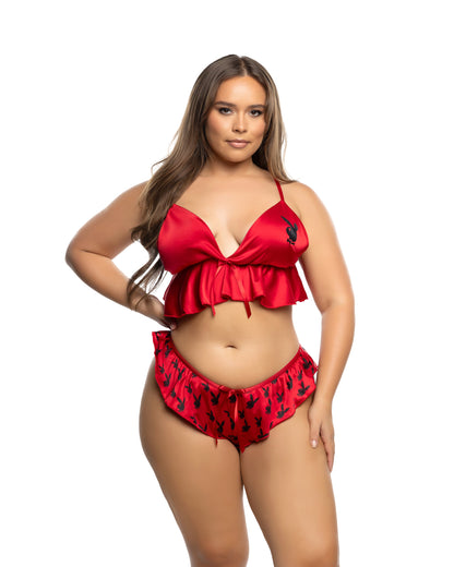 Playboy Flutter Bunny 2pc Lounge Set Roma Confidential