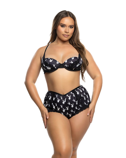 Playboy Lounge Bunny 2pc Short Set Roma Confidential