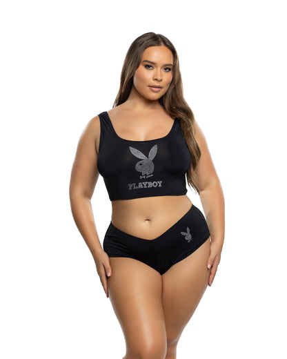 Playboy Bling Bunny 2pc Lounge Set Roma Confidential