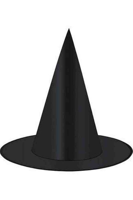 Plain Black Witch Hat - Costume Accessory