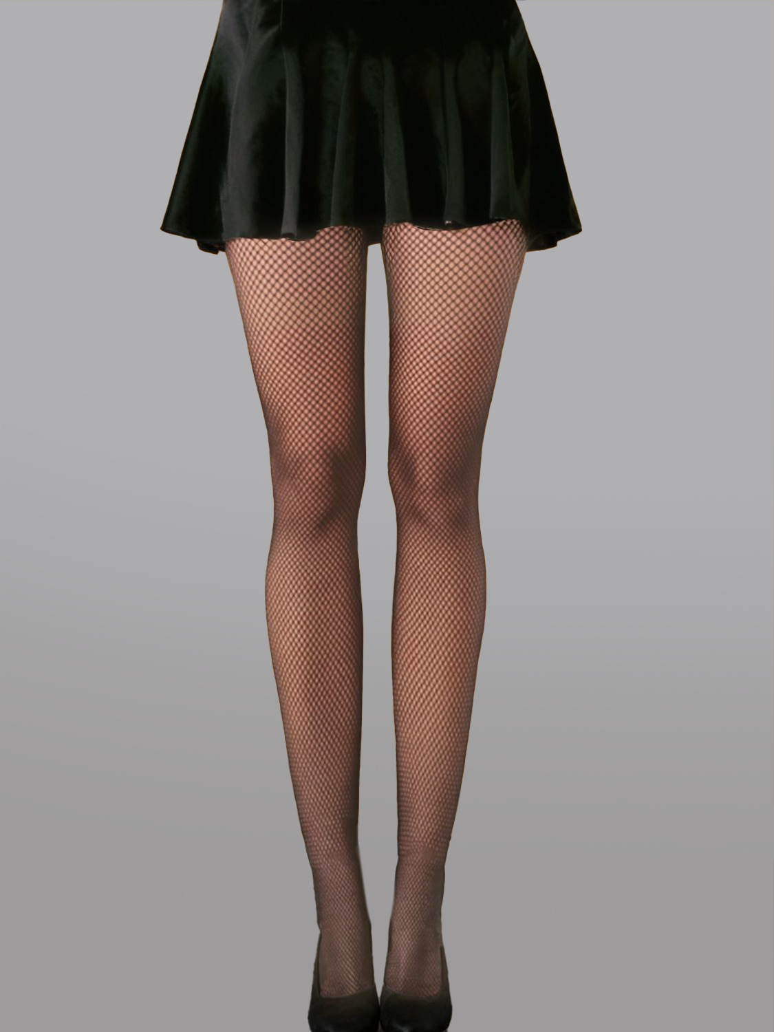 Heart Pattern Fishnet Tights.