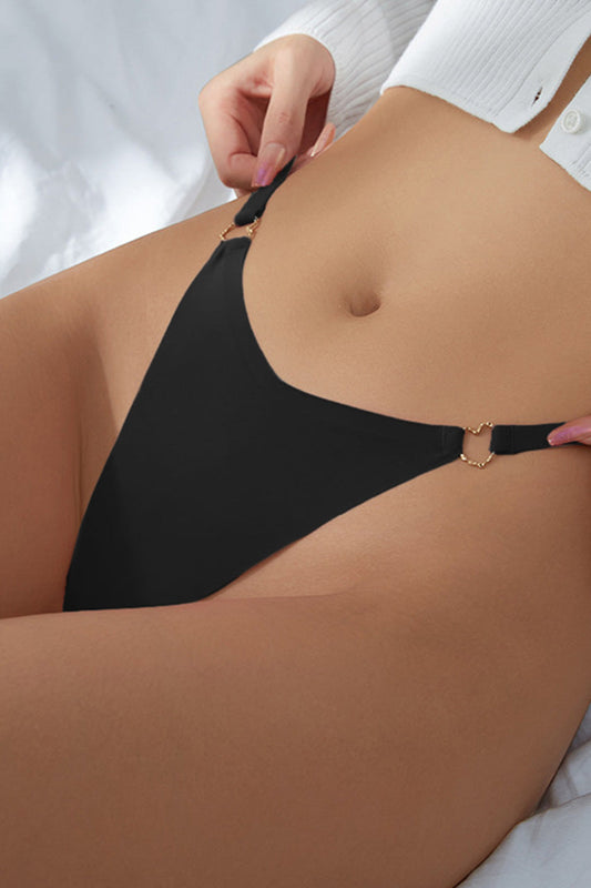 Seamless Heart Charm Thong.