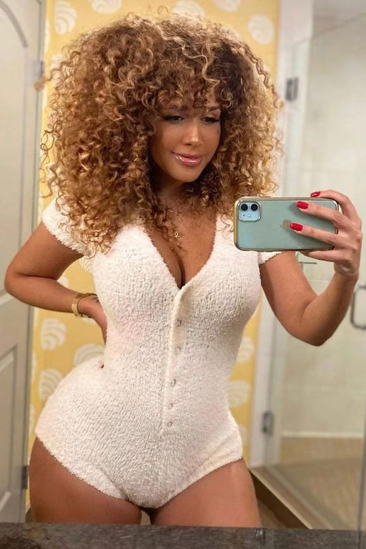 Plus Size Cuddle Romper.