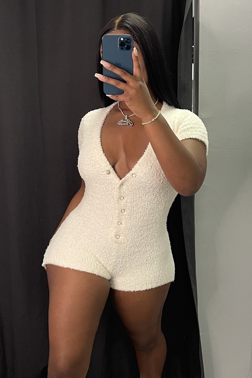 Plus Size Cuddle Romper.