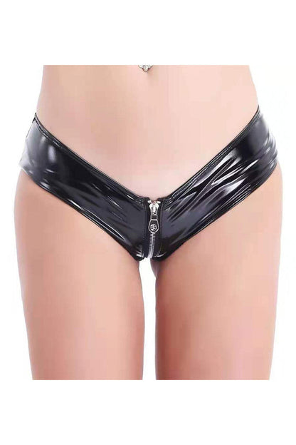 Vinyl Zipper Panty.