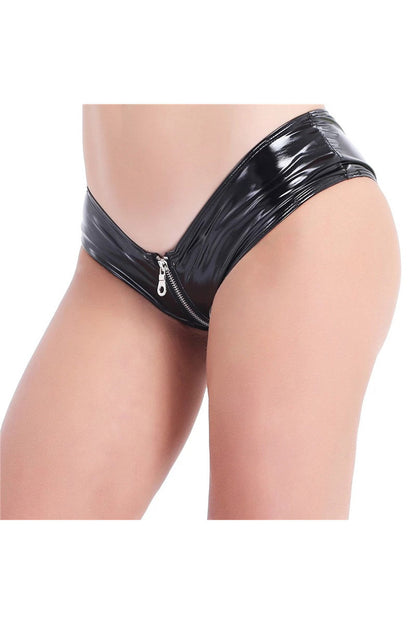Vinyl Zipper Panty.