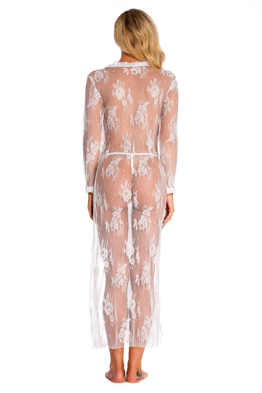 Long Lace Babydoll Robe.