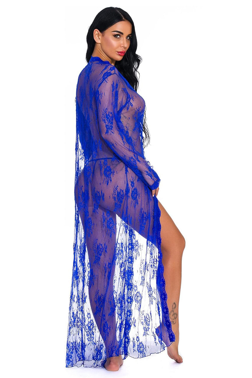 Long Lace Babydoll Robe.