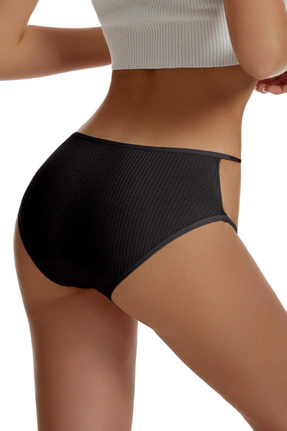 Strappy Ribbed Bikini Panty.