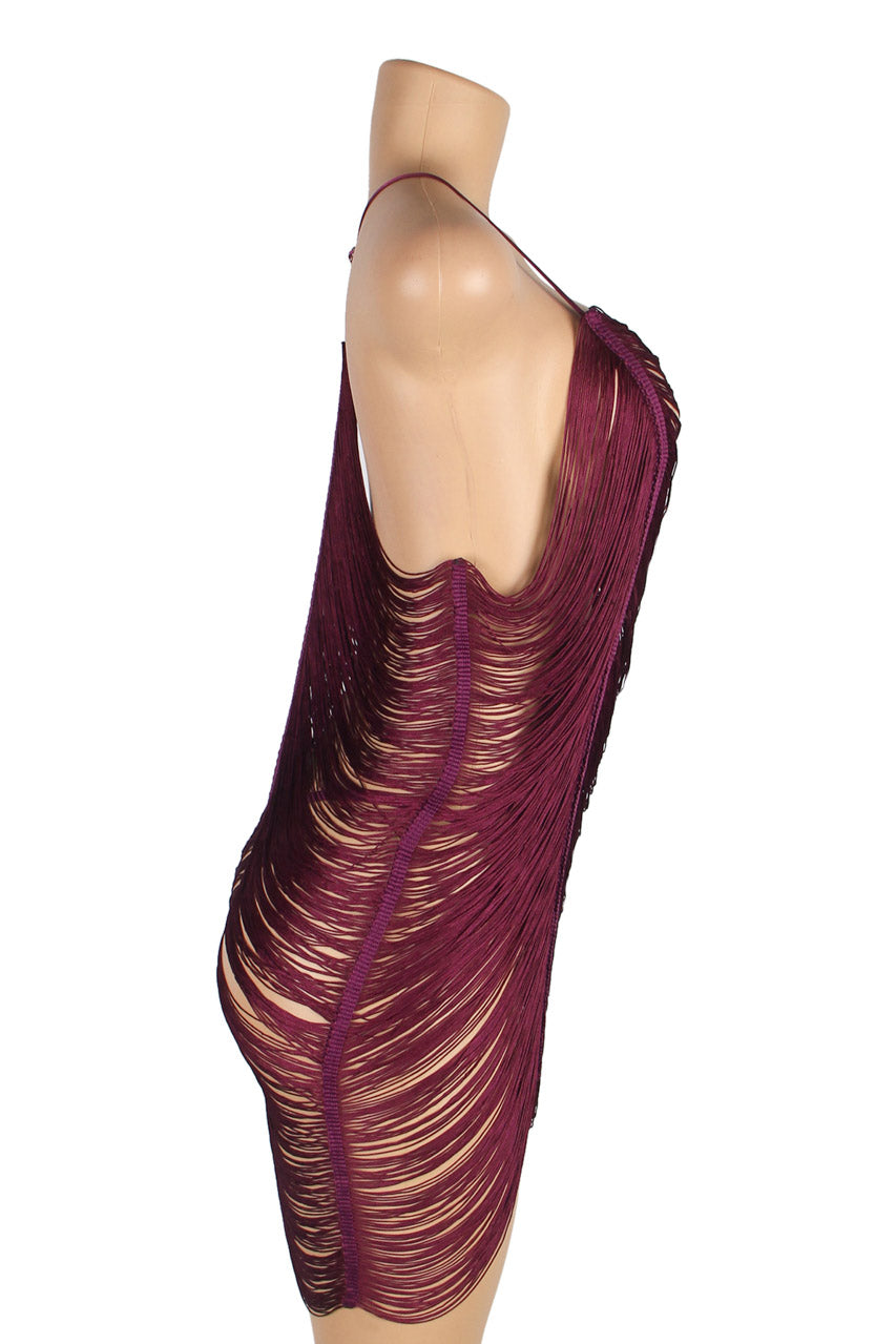 Shimmy Fringe Lingerie Chemise.