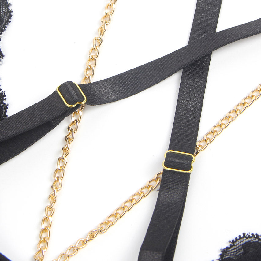 Burgundy Faux Leather Teddy Lingerie.