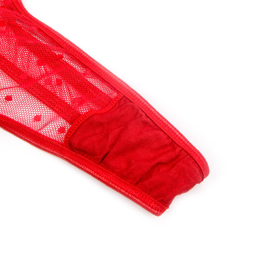 Embroidered Lace Cut Lingerie Teddy.