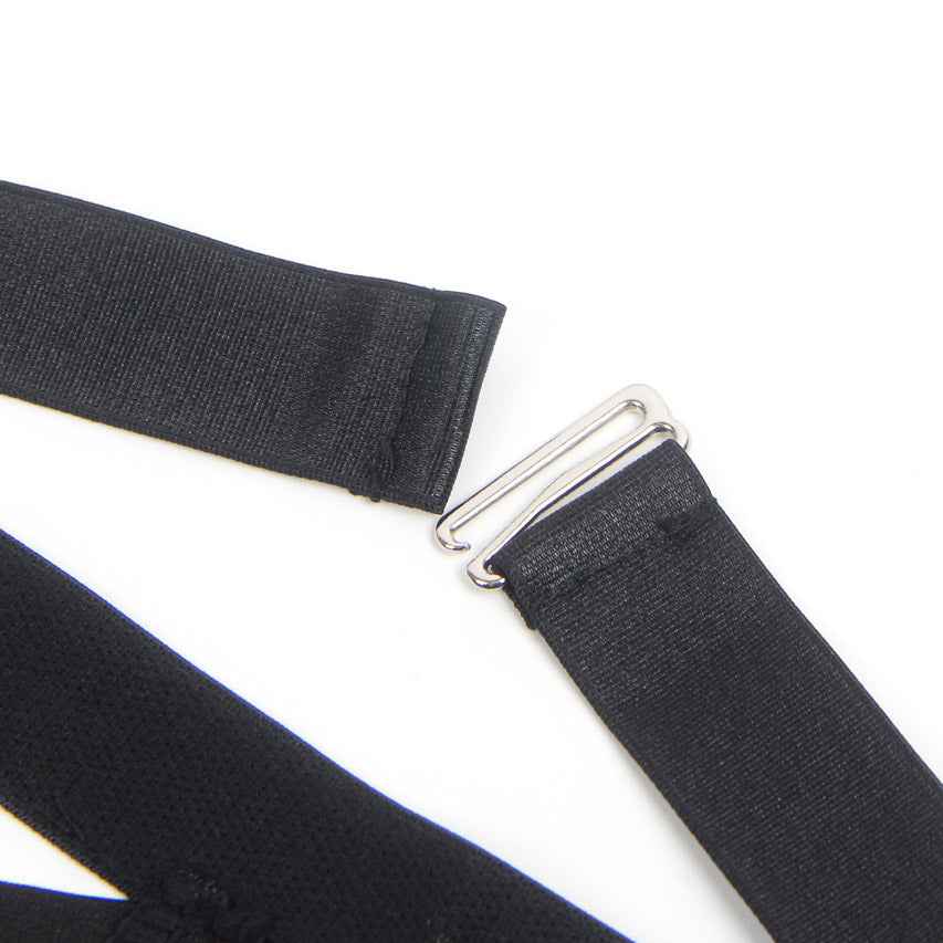 Bondage Bra and Garterbelt Set.