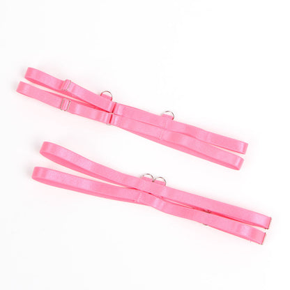 Neon Lace Bra Lingerie Set.