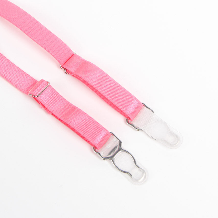 Neon Lace Bra Lingerie Set.