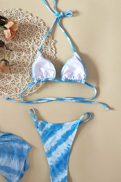 Blue Bombshell Bikini and Cover Up.