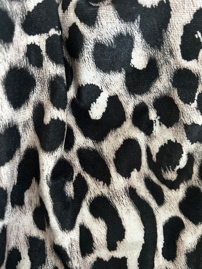 Let's Get Rocked Leopard Print Velvet Flare Pants