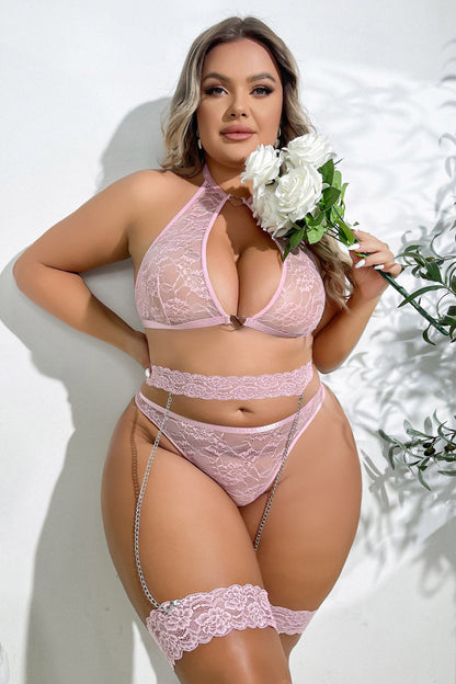 Plus Size Heartbreaker Bra Set.