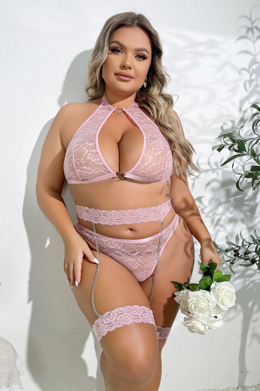 Plus Size Heartbreaker Bra Set.