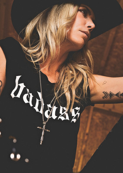 Cropped Badass Rock n Roll Shirt