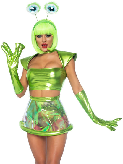 Beam Me Up Babe Alien Costume - Unspoken Fashion