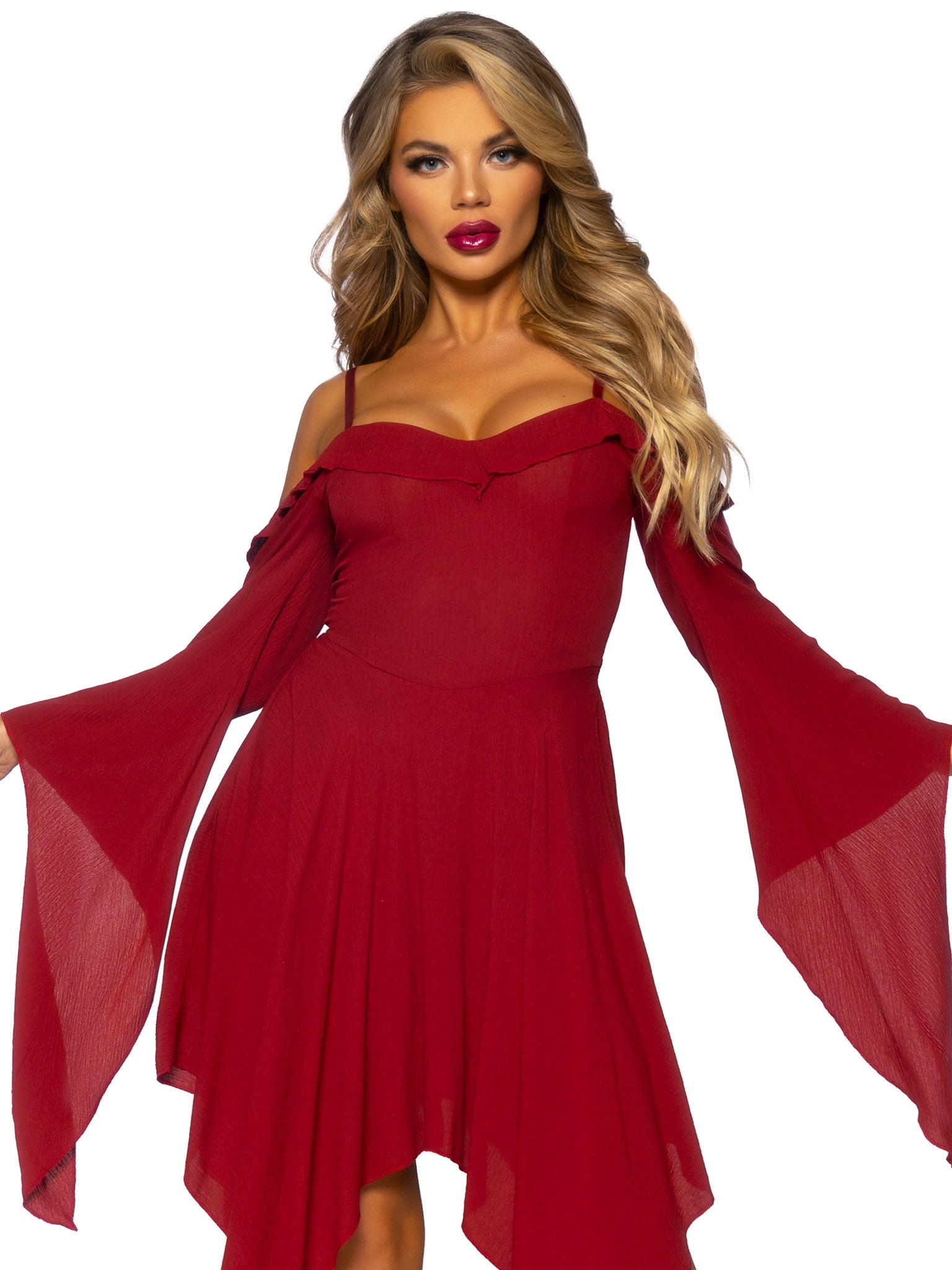 Bell Sleeved Peasant Dress - Unspoken Fashion